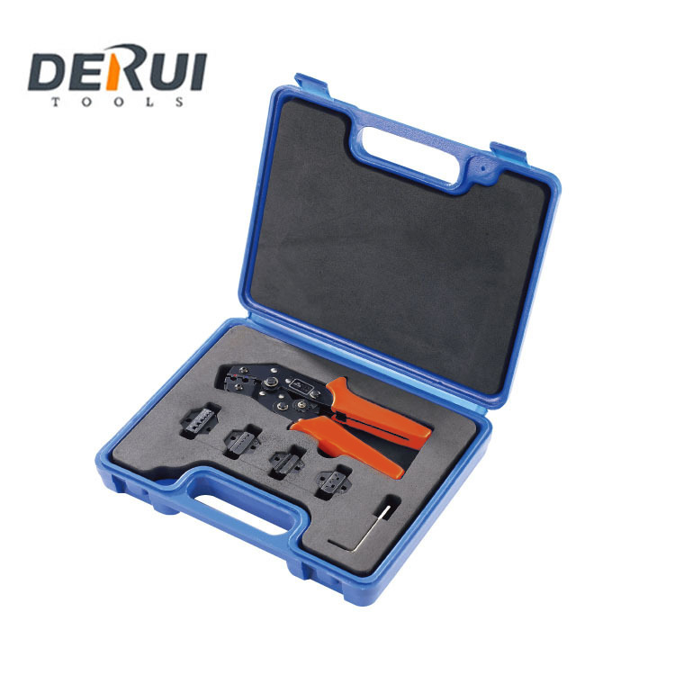 德瑞工具SN0725-5D1塑料壳压线钳组合工具 端子压接工具套装