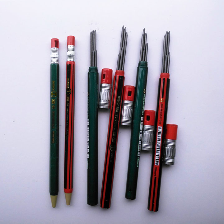 天卓好笔2.0自动铅笔2B免削环保活动铅笔 原木 不易断芯仿木笔