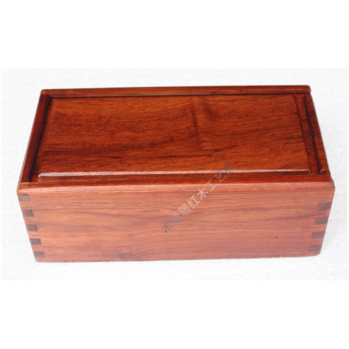 独板缅甸花梨木中式复古拉式首饰盒收纳盒核桃印章盒大果紫檀