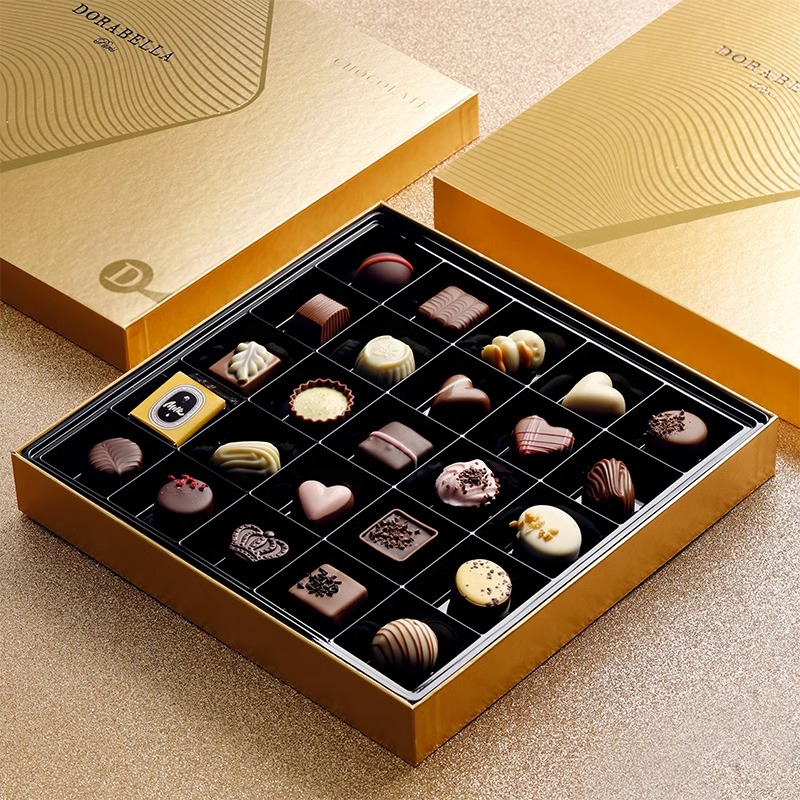 朵娜贝拉比利时进口纯可可脂夹心巧克力礼盒送女朋友520伴手礼物
