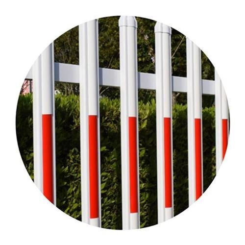 pvc塑钢护g栏小区隔离围栏电力变压器护栏L栅栏门围墙栏塑钢防护
