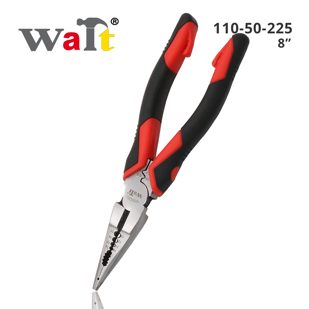 WAIT强刃款多功能剥线尖嘴钳电工剥线钳子工业级压接拉线剪切锋利