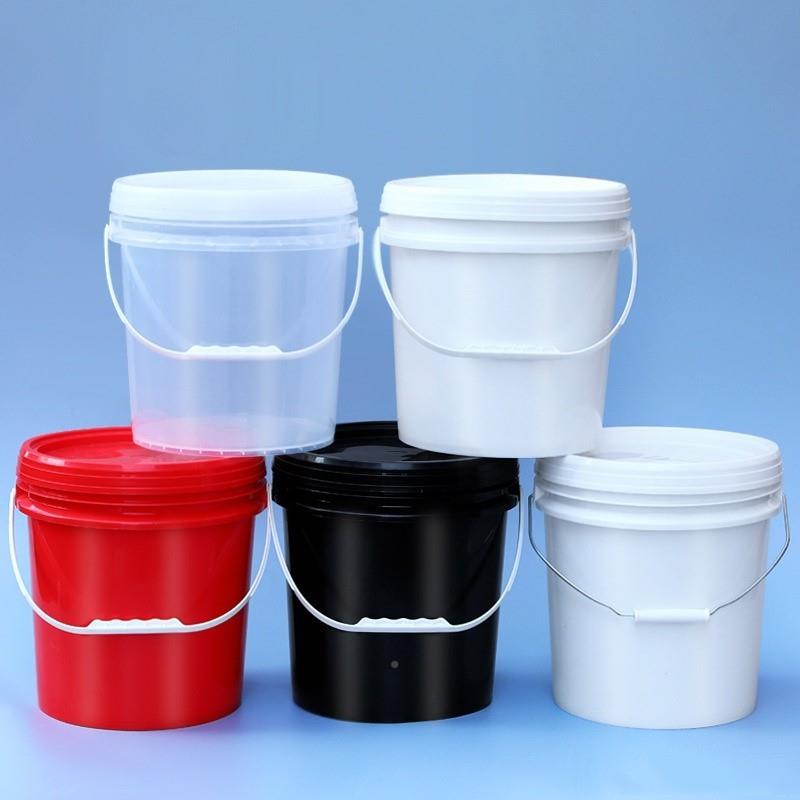 食品级塑桶圆桶料带盖料密1f193ece封桶酱桶商用小水桶20l/25l升