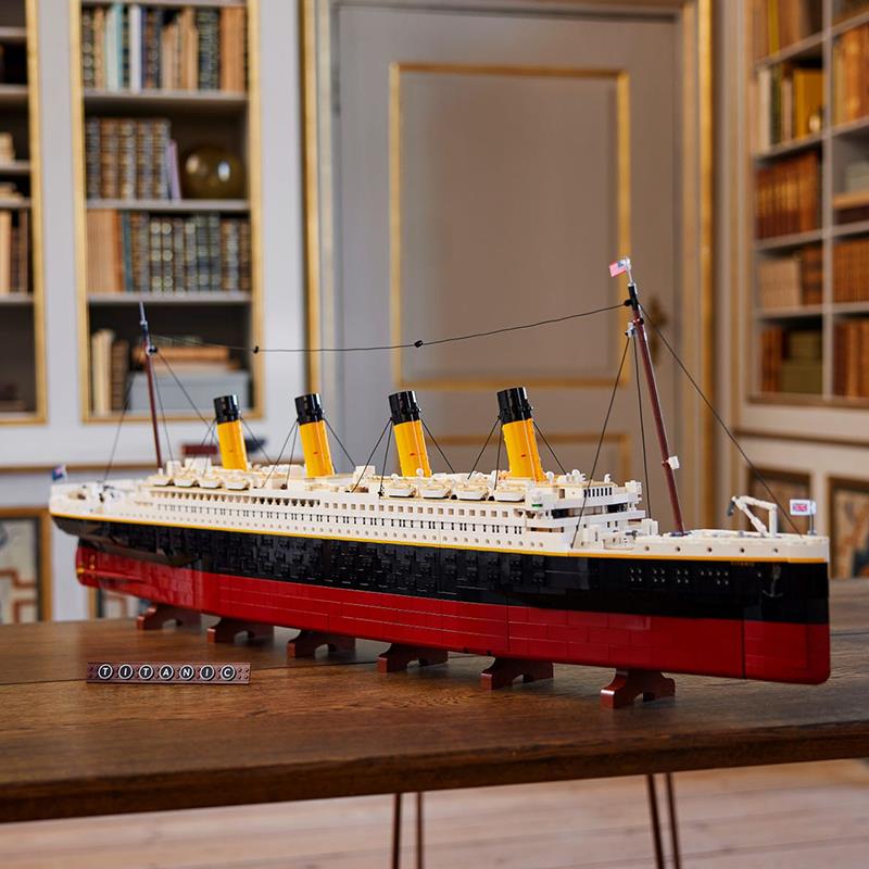 泰坦尼克拼号装其他巨度童大型成年高难儿积木玩具男孩10294益智