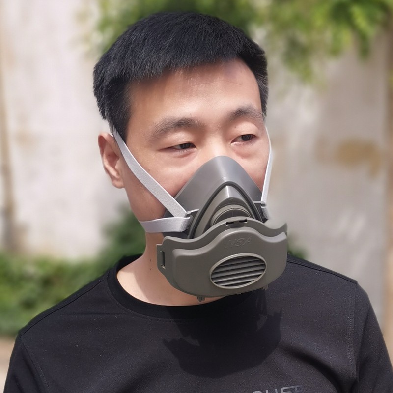 防尘口罩防工业粉尘灰尘口鼻罩猪鼻子打磨工专用煤矿井下面罩面具