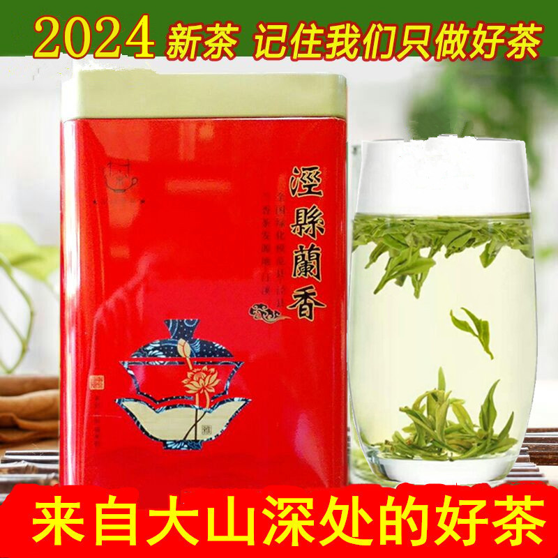 泾县兰香2024新茶兰香茶叶绿茶浓香高山手工炒青茶叶500g