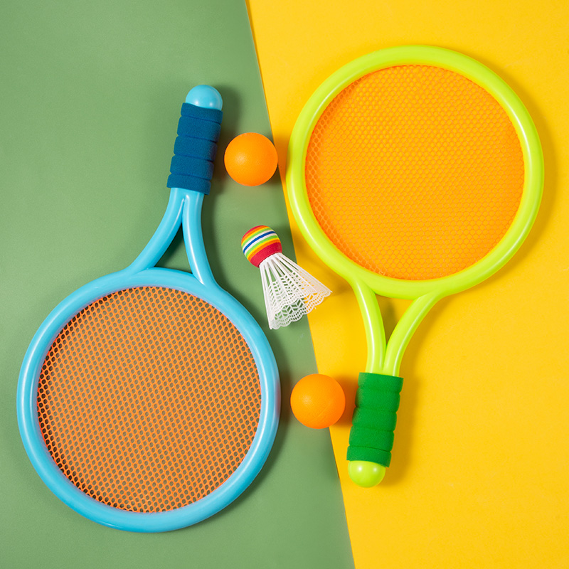 儿童玩具羽毛球拍幼儿园宝宝户外体育运动网球感统训练器材家用品