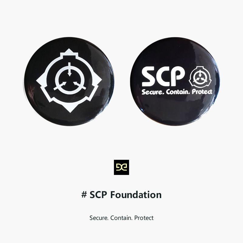 【悟空】SCP基金会周边徽章 超自然现象抑制基金会