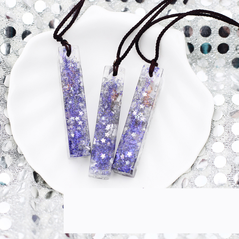bestiny原创设计水晶项链学生礼物专注吊坠天然紫水晶白水晶