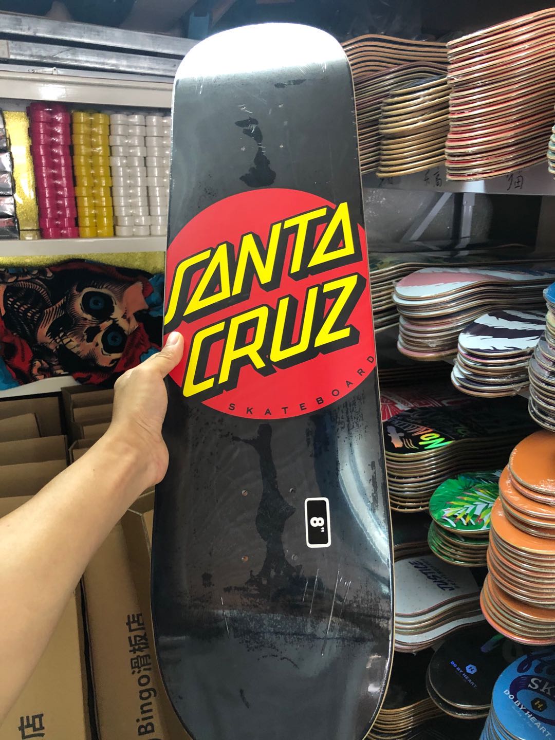 santa cruz toy machine进口成人双翘极限青春组装板bingo滑板店