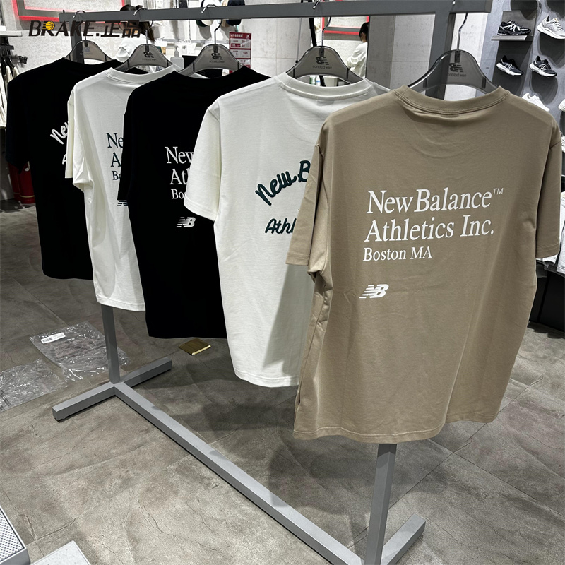 NEW BALANCE/NB男女款2024夏休闲时尚透气圆领短袖T恤 AMT42315