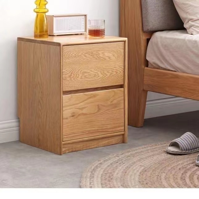 厂家直销新款  纯实木床头柜橡木储物柜简约床头收纳柜北欧置物柜