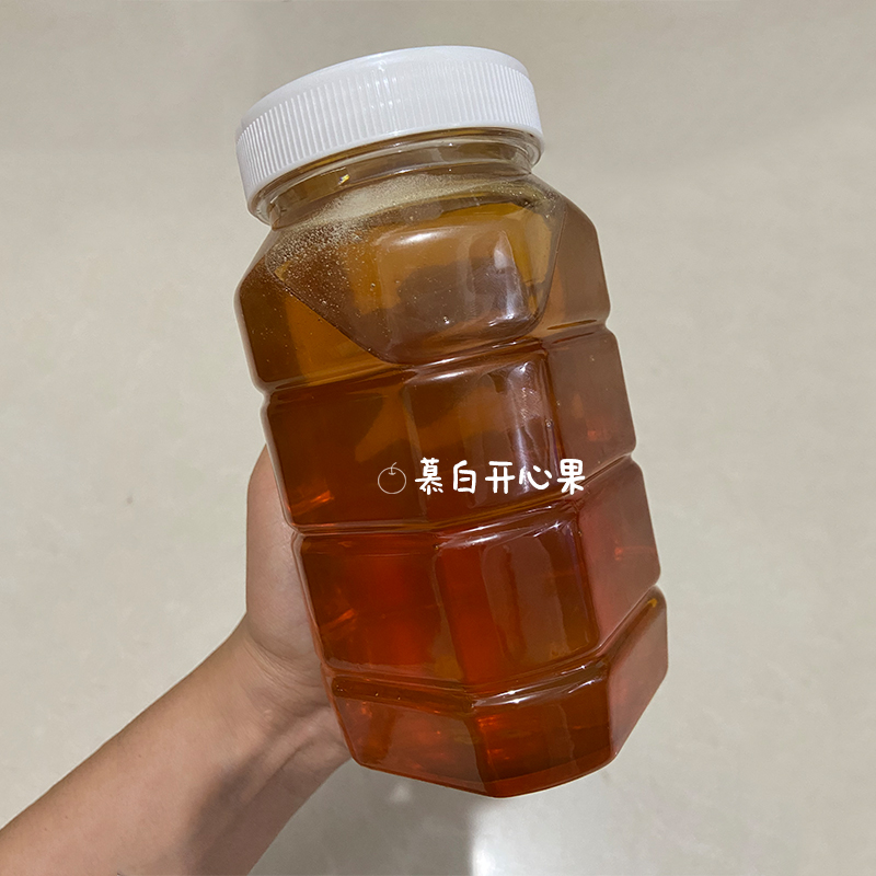 [慕白开心果] 陕西农家自产纯正天然蜂蜜百花蜜1000g无添加孕妇食