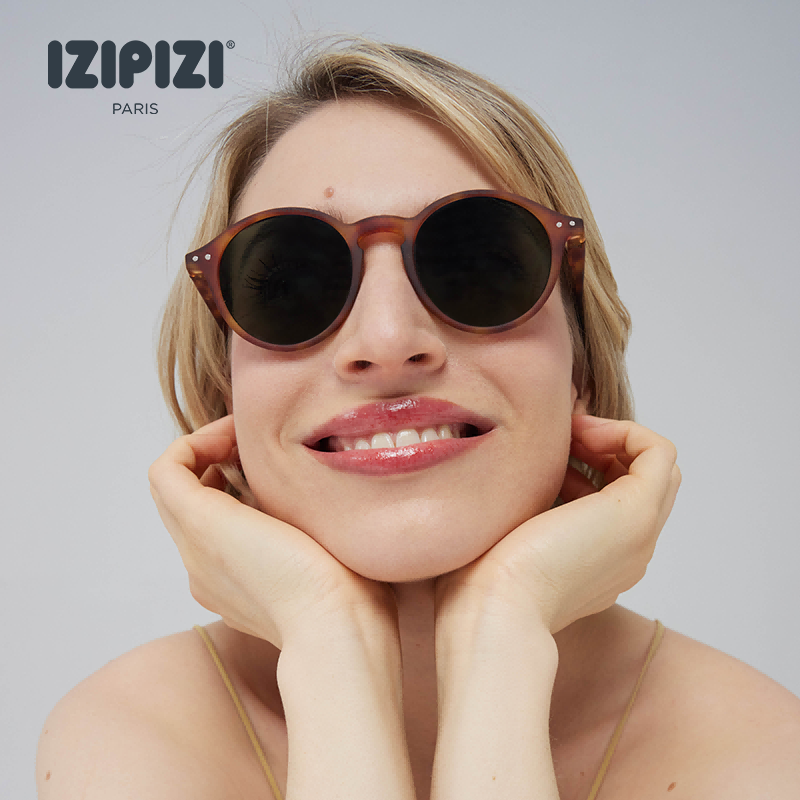 法国IZIPIZI彩框太阳镜驾驶眼镜防紫外线潮墨镜女复古显瘦