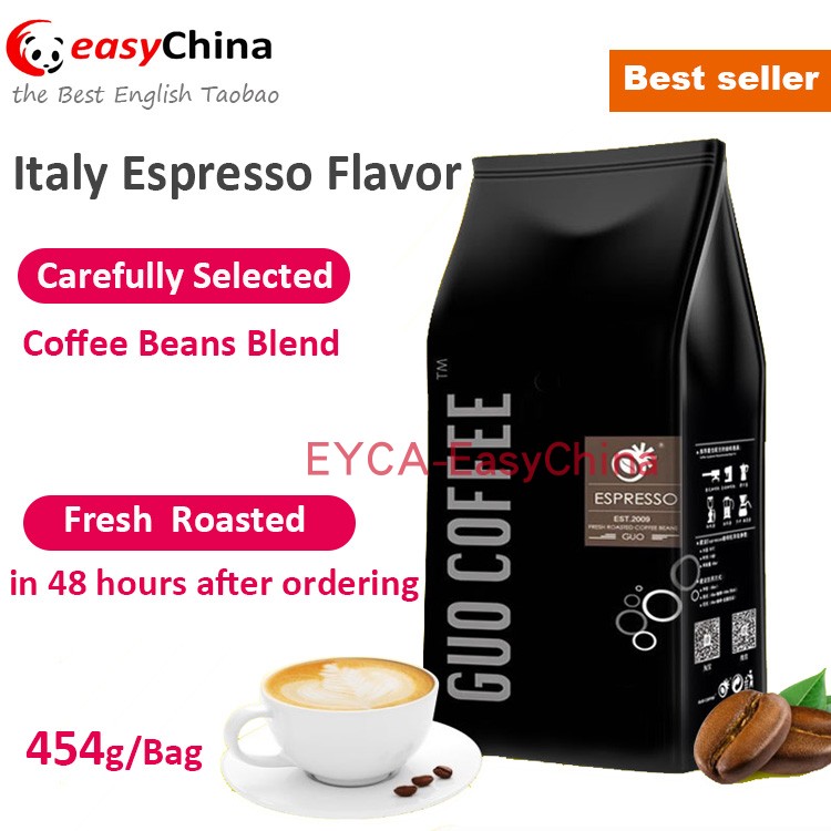 Italy espresso flavor coffee beans / ground powder 454g