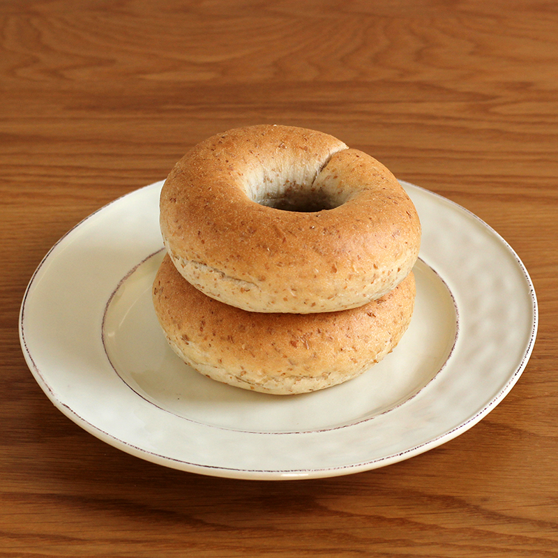 全麦贝果面包贝果 bagel低g健身早餐饱腹主食手作面包轻食卡代餐