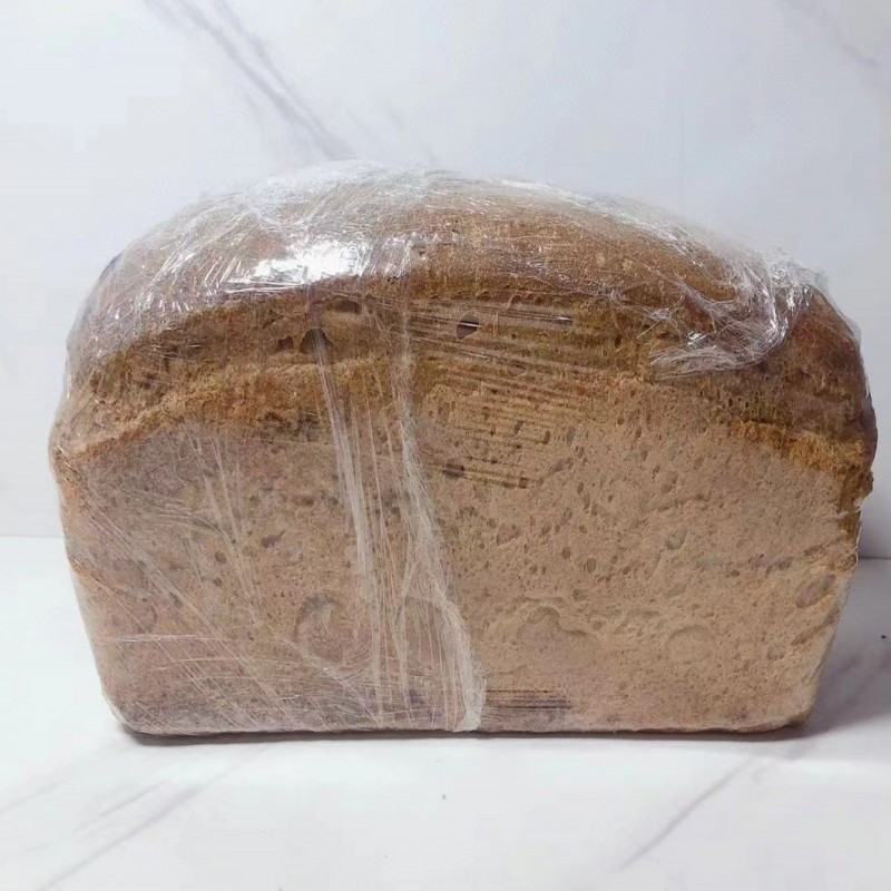 俄罗斯超市采购黑列巴粗粮无糖荞麦面面包500克