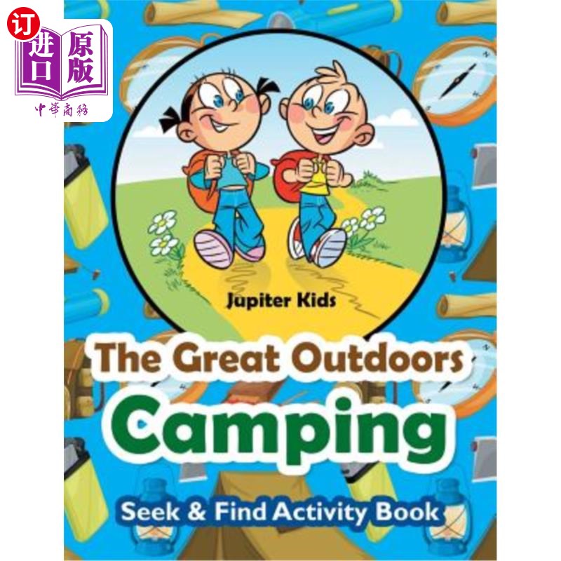 海外直订The Great Outdoors Camping Seek & Find Activity Book 户外野营寻觅活动书