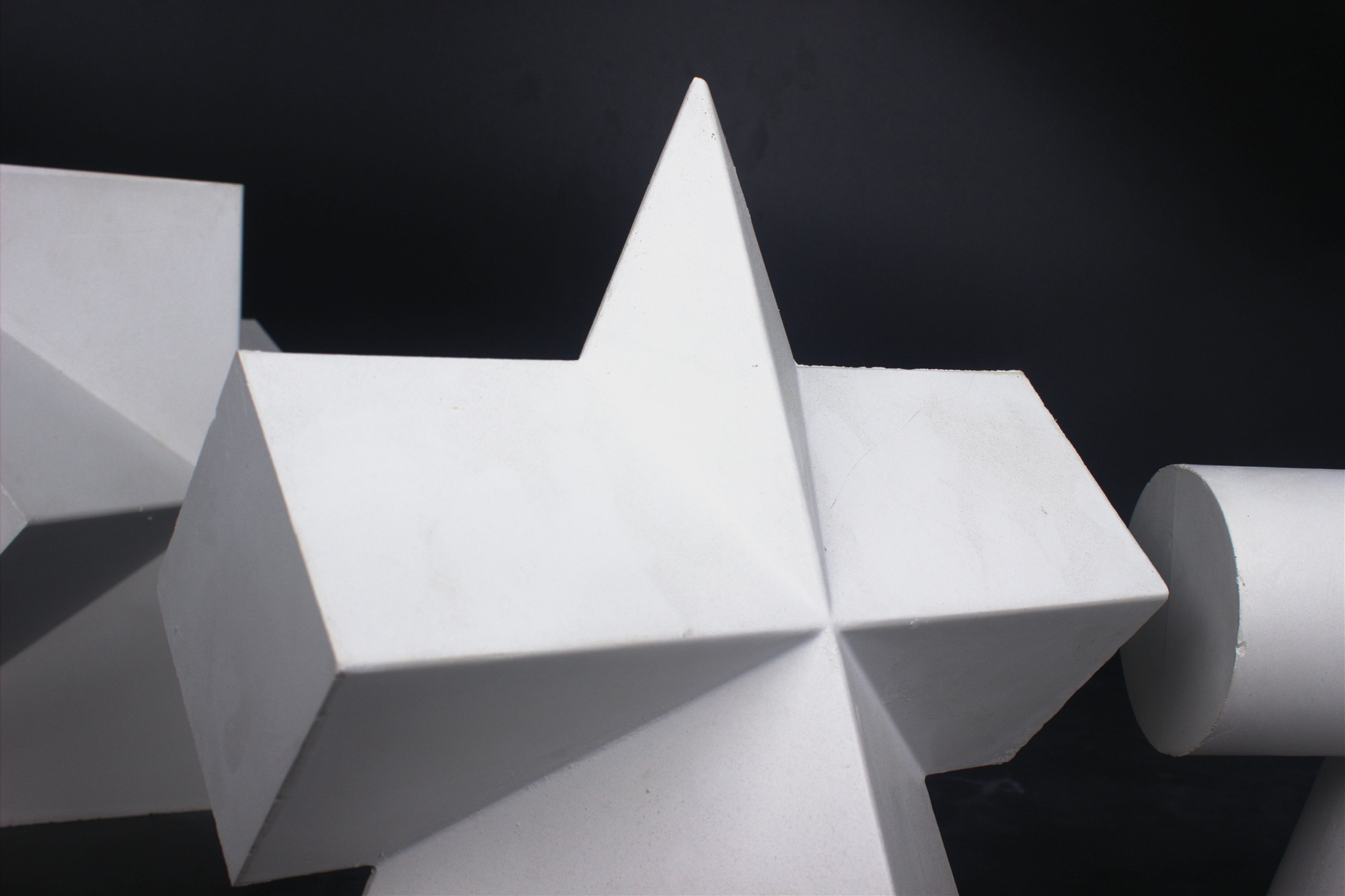 几何体石膏素描石膏几何体模型素描专用石膏像16个一套几何套模型