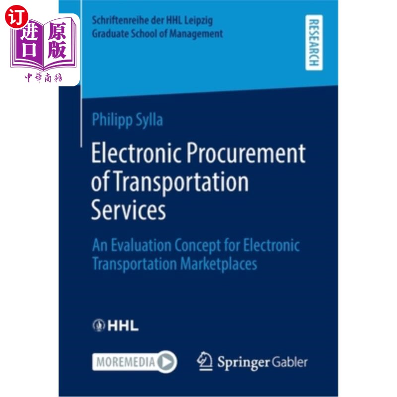 海外直订Electronic Procurement of Transportation Services: An Evaluation Concept for Ele 运输服务的电子采购:电子运