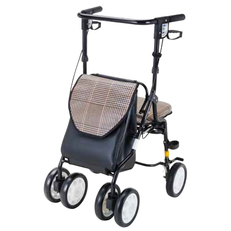 一期一会日本老年代步购物车座椅可坐老人可推小拉车买菜HX-3