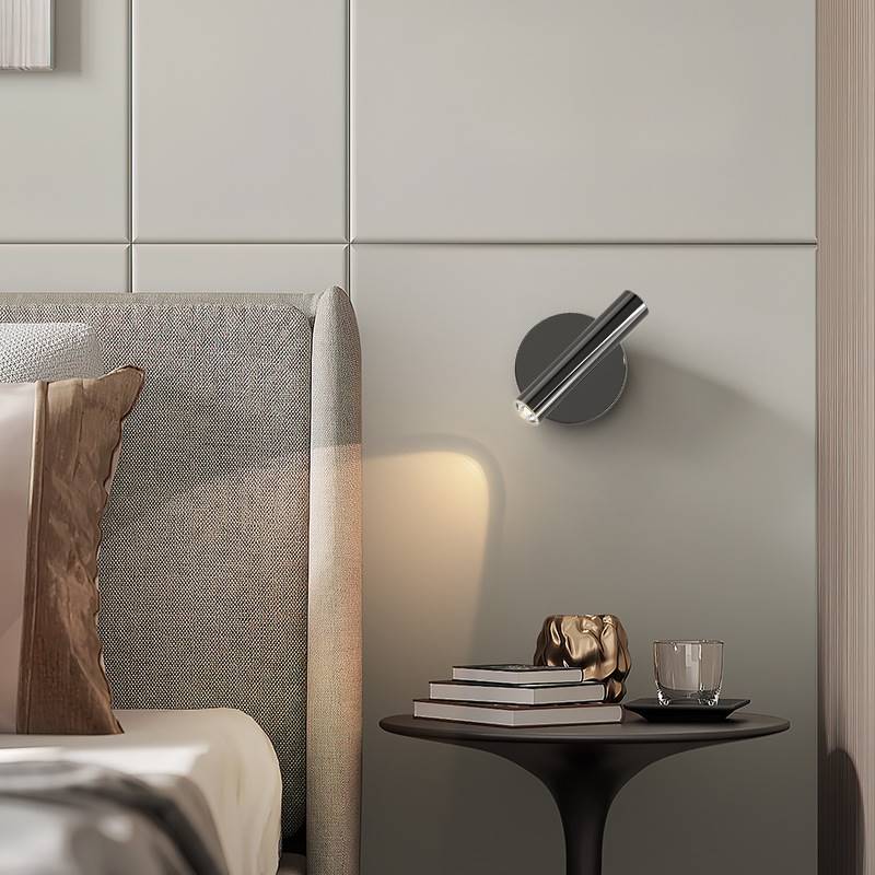 跨境意式极简卧室床头灯现代设计师氛围感样板间工程网红明眸壁灯