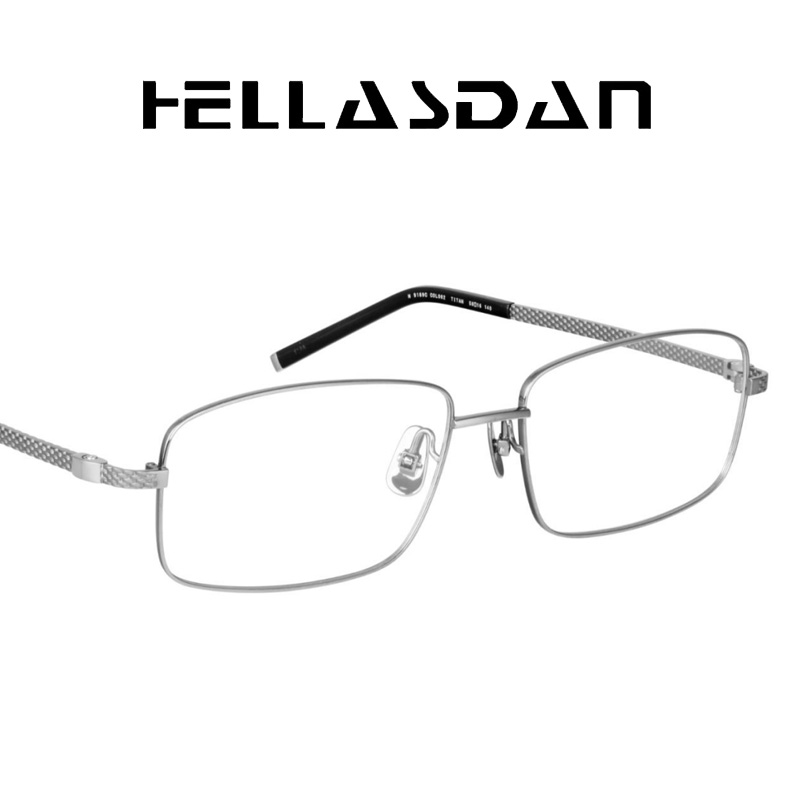 华尔诗丹眼镜架Hellasdan镜框可配度数纯钛商务全框近视镜男9169C