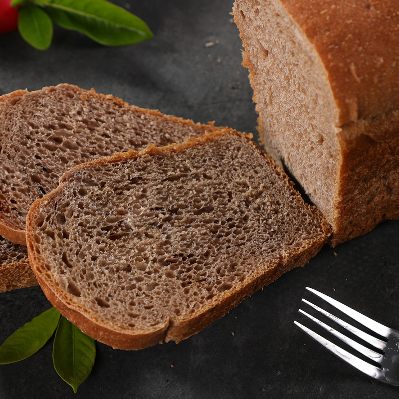 俄罗斯大列巴粗纤维全麦黑麦早餐伴侣低脂无蔗糖粗粮运动健身面包
