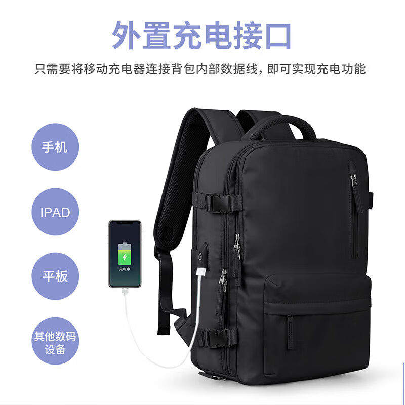 推荐Landcase揹包旅行包女大容量双肩包男旅游行李包多功能电脑包