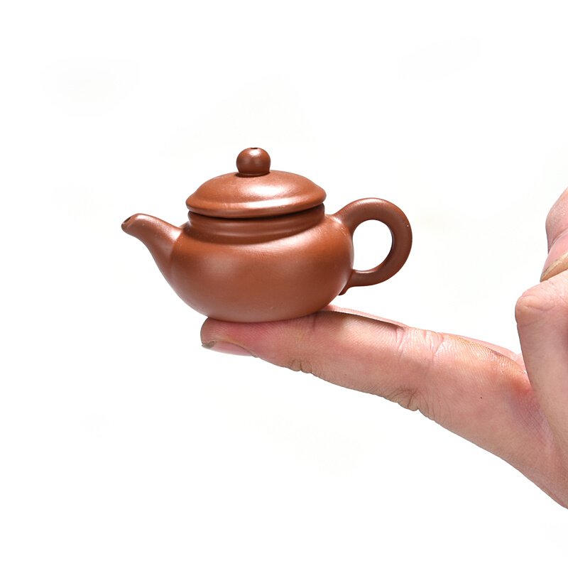 唐胤迷你紫砂壶创意宜兴指尖壶小号袖珍茶玩茶具茶宠摆件可养