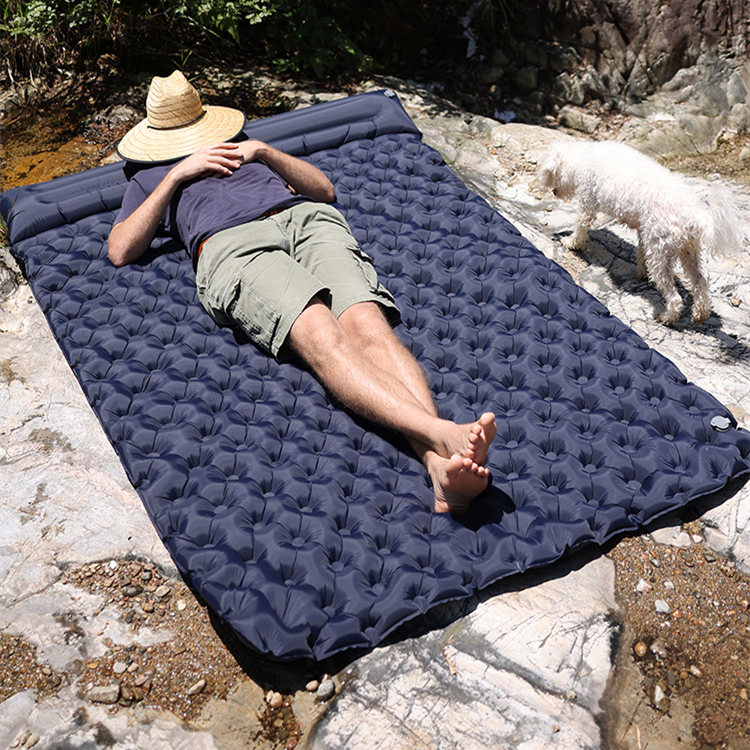 便携户外加厚充气垫单人双人睡垫床垫户外帐篷防潮垫自动充气床垫