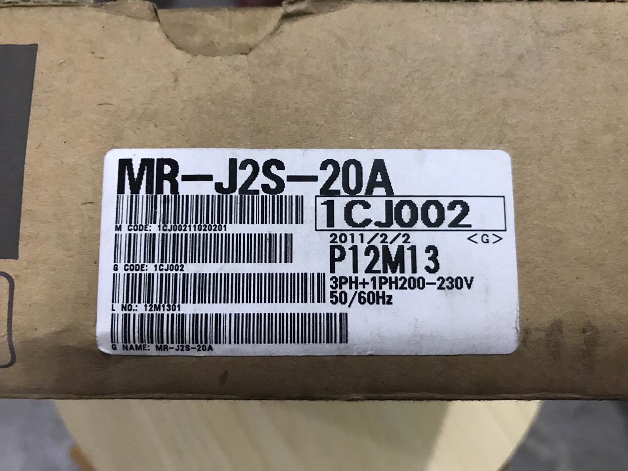 全新原装 MR-J2S-20A 三菱伺服驱动器 只卖正品 实物拍摄 现货