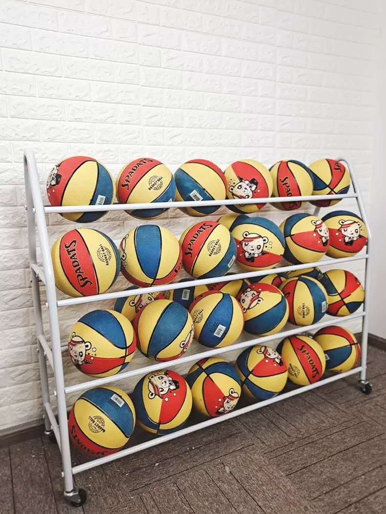 金点子铁艺创意 篮球收纳架 幼儿园球架儿童足球框排球放球的架子