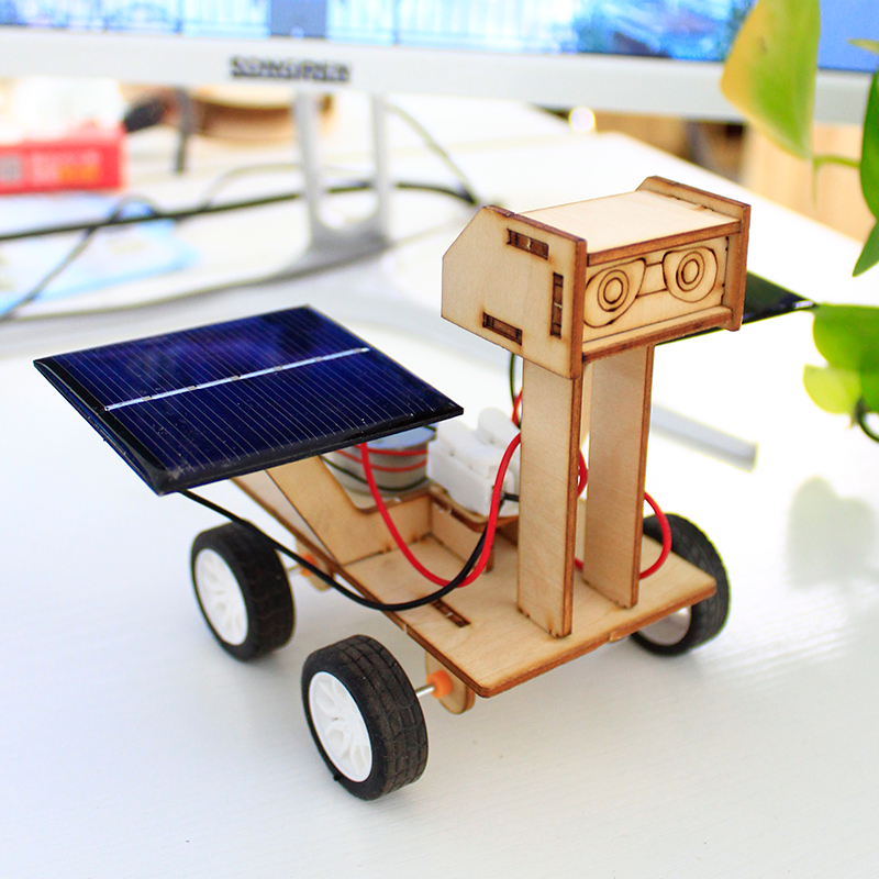 科学小手工科阳能小小科技小制作车发明物理实验太普模型diy材料