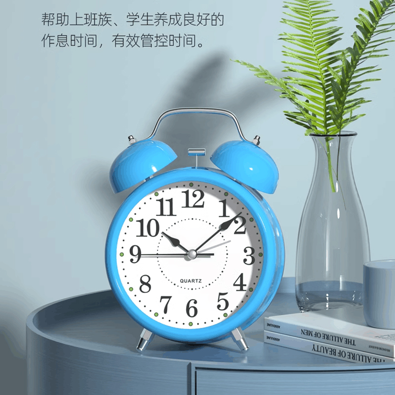 闹钟学生专用起床神器强力叫醒智能2023新款时钟表小计时器摆台式