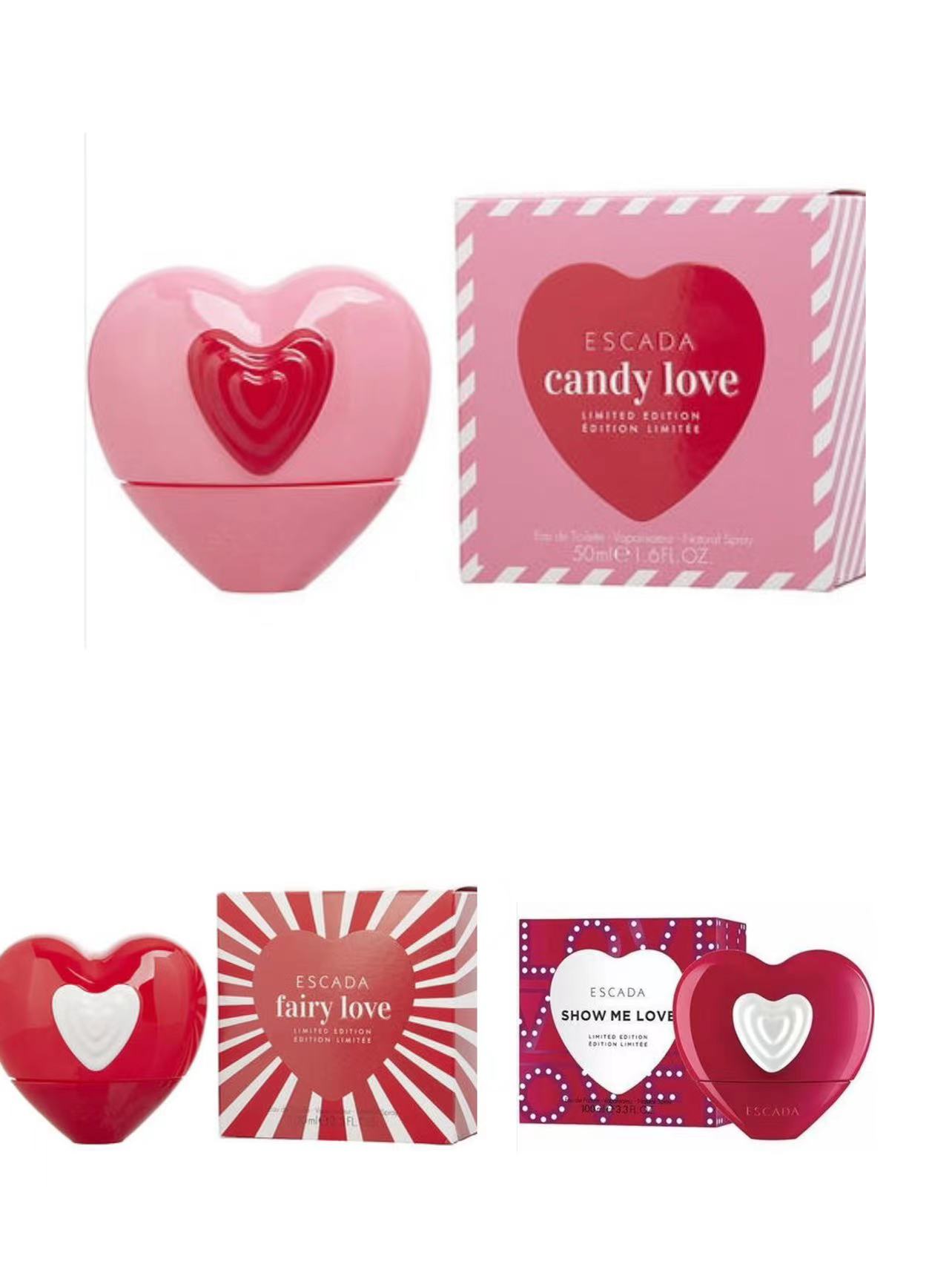 美国购 Escada 爱斯卡达Candy Love糖果之爱Fairy Love香水