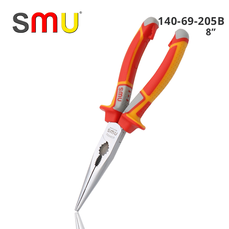 SMU原装尖嘴钳6寸8寸特种钢进口德国品质多功能特尖头五金工具