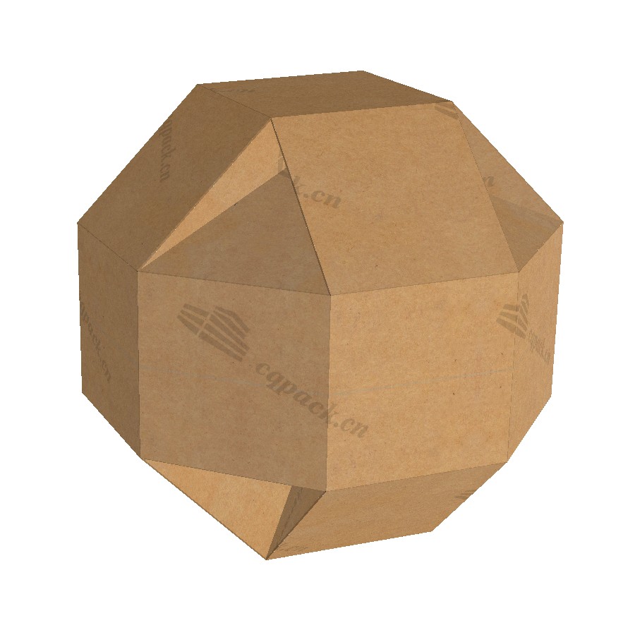 定制数码打样一个起球形包装异形结构卡纸盒零食瓦楞纸板通用礼盒