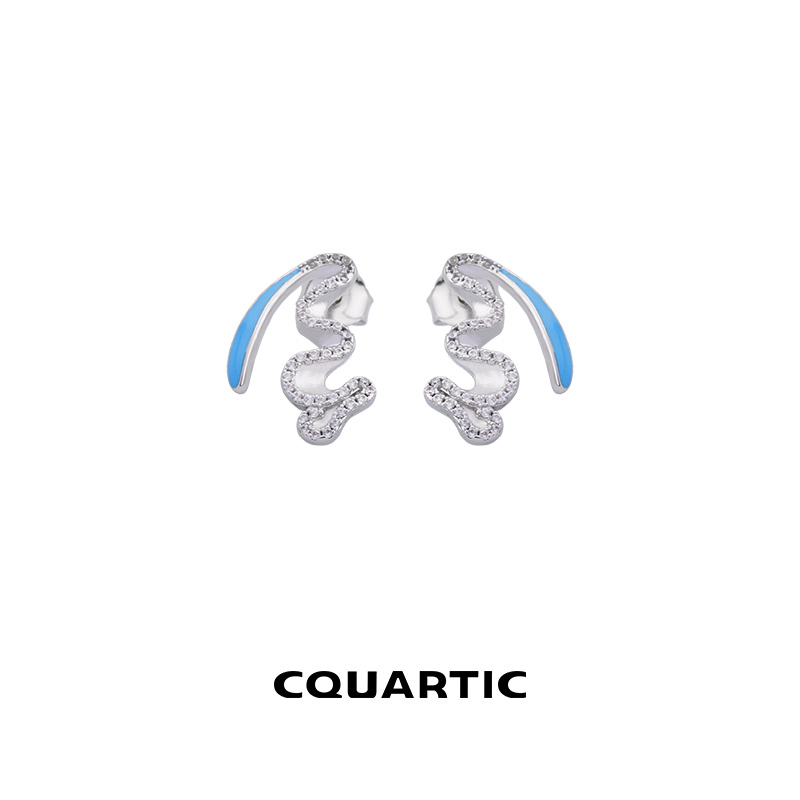 Cquartic卯兔新年系列银翼兔耳钉女气质高级感时尚耳饰本命年送礼
