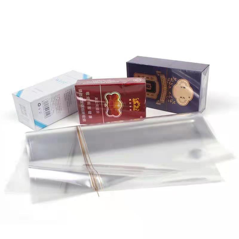 茶叶塑封膜BOPP半斤一斤规格 化妆品香烟金线拉丝热缩 扑克包装膜