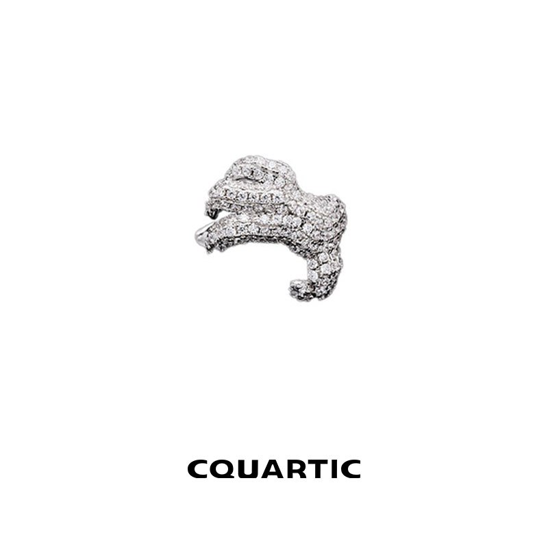 Cquartic隐现系列龙爪耳夹无耳洞男女时尚个性饰品高级感耳饰潮流
