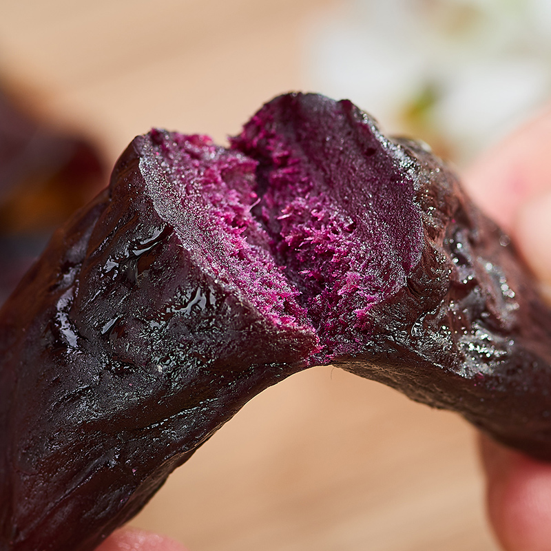 带皮整个紫薯干农家自制地瓜干软糯无糖精孕妇减解馋0低脂零食