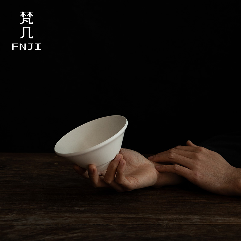 梵几×融白 联名定制款餐具「雾」 家用主人陶瓷乔迁饭碗大汤面碗