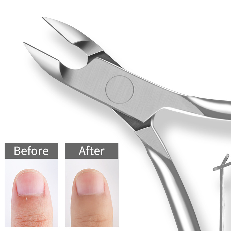 假指甲使用指甲贴片美甲片死皮剪锋利刀口不锈钢去死皮工具剪刀