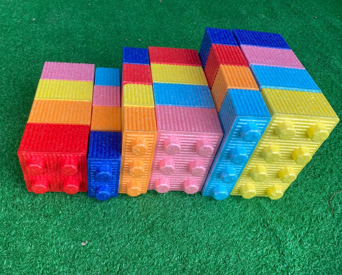 儿童益智拼装EPP泡沫软积木幼儿园3-6岁区角创意拼插城堡玩具积木