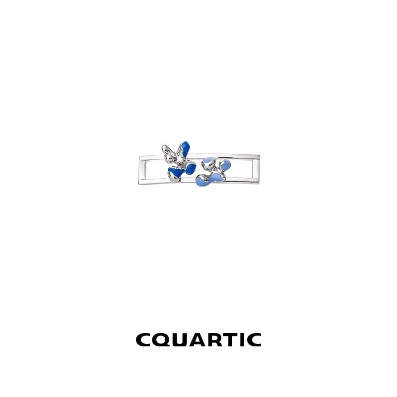 Cquartic洋灵系列蓝珊瑚鞋扣原创设计轻奢鞋饰品潮流小众时尚配件