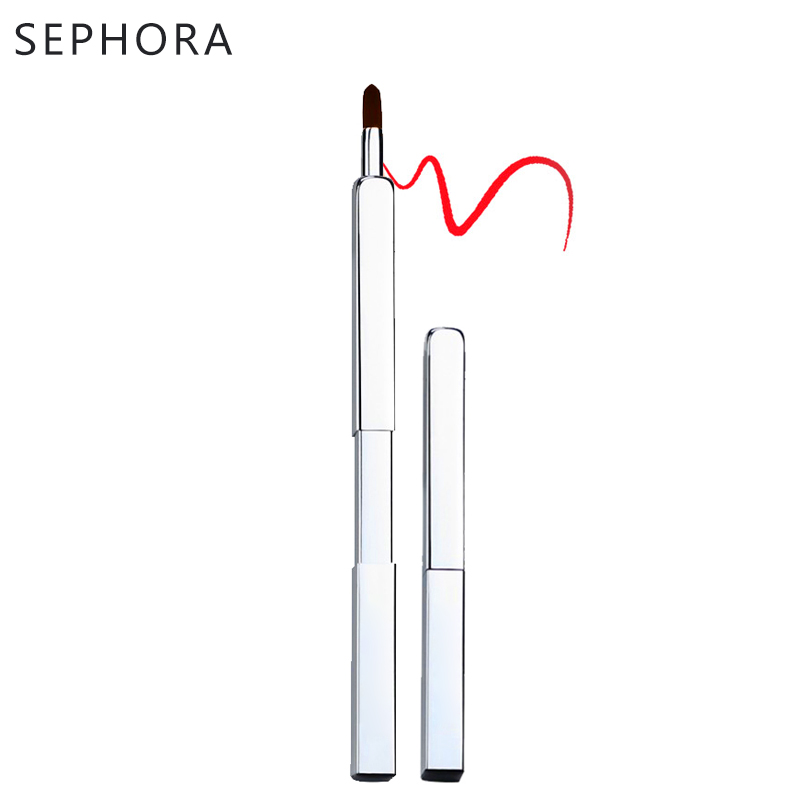 sephora/丝芙兰正品唇刷口红刷伸缩化妆刷便携小号带盖女唇膏笔刷