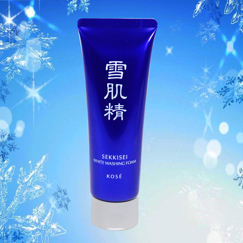 日本高丝雪肌精净透泡沫洗颜霜洗面奶洁面去除黑头去角质层130克