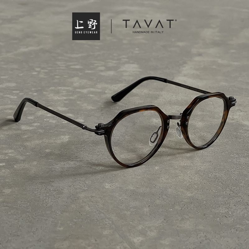 上野眼镜意大利TAVAT SCOUT多边形复古时尚眼镜架光学镜框SC023