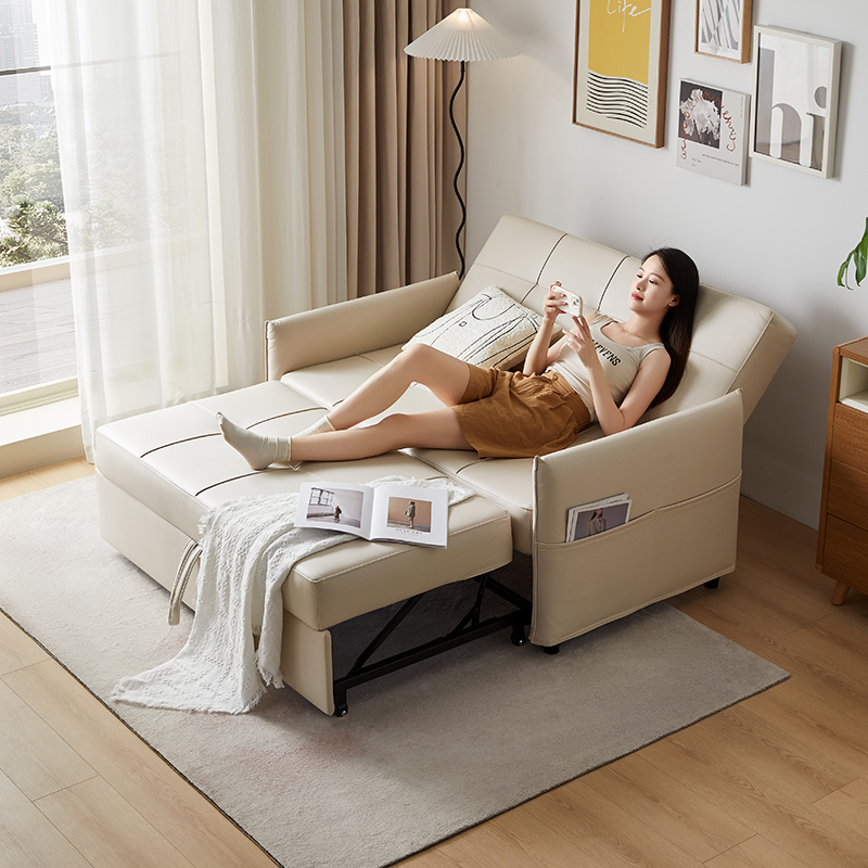 双虎 沙发床两用折叠多功能小户型网红款客厅双人伸缩折叠床23857